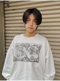 センターパート／メンズセンターパート／ハンサムショート