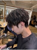 外国人風縦落ちシャドウパーマ