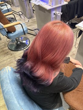 ヘアーディア みどり店(Hair...DiA) ピンク×バイオレット