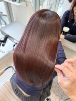 キュア 池袋(CURE) 6トーンブリーチなしチェリーピンク×髪質改善 #076