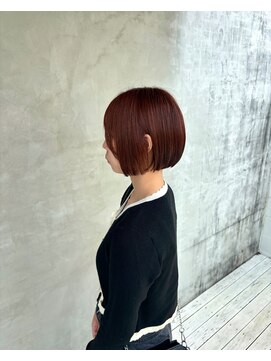 エトワール(Etoile HAIR SALON) オレンジブラウン　ボブ02.03似合わせカット