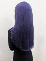 ロックス バイ マグ 松本(rocks BY MAG)&nbsp;ハイトーン×ブルーラベンダー◎レイヤーカットロング韓国風ヘア