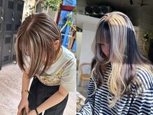 個性を活かしたデザインカラー[ダブルカラー/ハイトーン/ブリーチ/ブリーチカラー/渋谷/代官山/恵比寿]