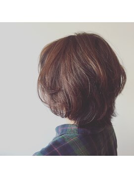 カタチヘアー(HAIR) ２０１６。。。のんびり。。。かわいい。ミディアムのカタチ