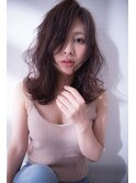 【ALLURE】ミントベージュ×ゆるふわカール