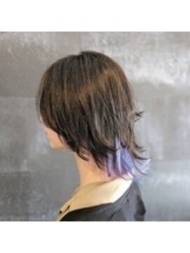 ジアザー(the other) ウルフカット×インナーユニコーンカラー