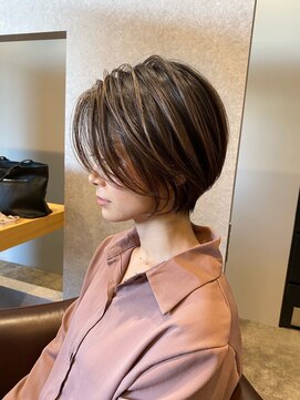 アース コアフュールボーテ 長野稲田店(EARTH coiffure beaute) 白髪ぼかしハイライト