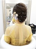お呼ばれアップスタイル ヘアセット