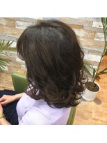 ハウオリ ヘアーワークス(Hauoli hair works)&nbsp;マグネットカラー×カーキアッシュ