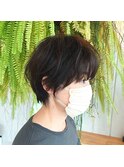 大人ナチュラルショートヘア