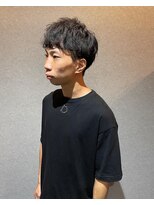 レアロイヤルバーバー(Le' A ROYAL BARBER)&nbsp;【マッシュ/ボリュームパーマ/ツーブロ/黒髪】