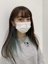 ハイブ 金沢(Hive)&nbsp;ブリーチハイトーンカラーゆるふわロング髪質改善ツヤ髪スタイル