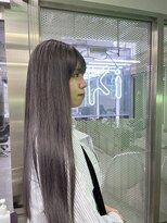 イキ 表参道(iki omotesando)&nbsp;ミディアムヘア/スラッシュ/グレージュカラー/デザインカラー