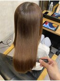 カラートリートメント【髪質によっては縮毛矯正がおすすめです】