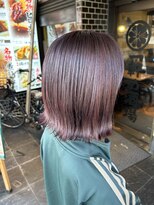 アヴァンス 天王寺店(AVANCE.) 【髪質改善】×【ボブ】×【ピンクパープル】