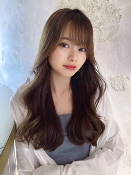 プアメリア 名古屋(Puamelia) 髪質改善×ブリーチなしダブルカラー×レイヤーロング[名古屋]