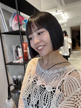 サンド 鹿児島中央(sand) @sei___sandインナーカラー/ボブ/鹿児島中央駅