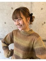 エミュ 天文館店(eMu) イヤリングカラーの映えるアレンジ
