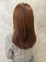 ラボヌールヘアー 宇都宮店(La Bonheur hair) オレンジカラー【宇都宮駅/レイヤーカット】