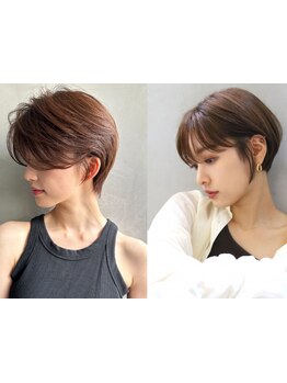 [栄/学割]《カット\2530/カット+フルカラー\5500》顔周り,前髪カットにこだわり、韓国風スタイルも叶う◎