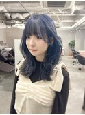 似合わせカット韓国ヘアセミディシアーカラー小顔カット姫カット