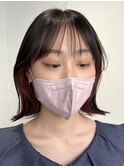 インナーカラーケアブリーチイヤリングカラーハイライトレイヤー