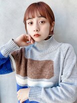 セイドット オモテサンドウ(Say. omotesando)&nbsp;say. ボブ ミニボブ ぱっつん前髪 ミルクティーベージュ 暖色