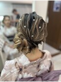 明るめサイドアップスタイル♪