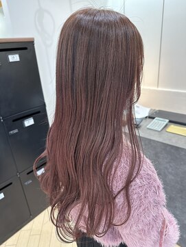 ユニ バイ マグ 長野店(Uni.by Mag) 大人可愛い暖色系カラーピンクブラウン透明感カラー美肌