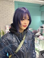 リーホリエ(Lee Horie)&nbsp;レイヤーボブ×パープルカラー【MOMOKA】