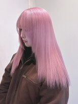 ベレーザ 渋谷(BELEZA)&nbsp;11966髪質改善ホワイトピンクラベンダーミルクティーストレート