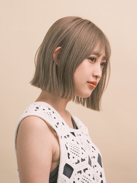 ガーデンヨコハマ(GARDEN YOKOHAMA) ボブ くびれボブ 韓国風ボブ 似合わせカット ブリーチ