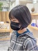 透明感グレージュ＆ショートボブスタイル♪