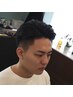 カット＋アイロンパーマ＋シェービング
