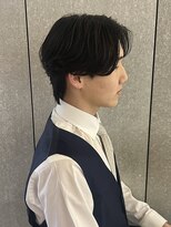 ニアウ 太田店(Niau)&nbsp;メンズナチュラルセンターパートニュアンスパーマ曲がる縮毛矯正