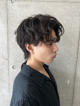 アンジェ(ange) アップバングスタイル