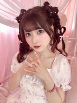 リルミー(Lilme)&nbsp;小鳥遊るいちゃん立体リボンハートハーフツイン＊まゆ