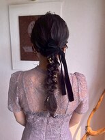 美容室 メザミー MESAMIES ヘアアレンジ*お呼ばれヘア結婚式二次会編み下ろしモテ