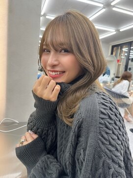 ロンドルピナス 小倉(Lond Lupinus) 顔型別ヘアスタイル特集 /チェリーブラウン /ミニウルフ/北九州