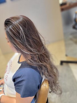 エイクス ヘア デザイン×美髪クリニック 千葉(AQs hair design) くびれヘア/アプリコットオレンジ/夏/髪質改善[千葉駅]