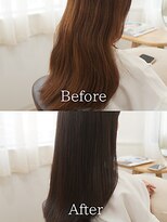 キキコウベ(kiki-kobe)&nbsp;【３０代】イノアオイルカラー＋水素トリートメント