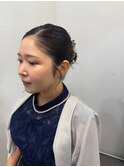 上品ゆるまとめヘアセット