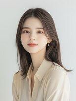 プラス セカンド ヘア(Plus 2nd)&nbsp;オリーブベージュ×大人ミディアム