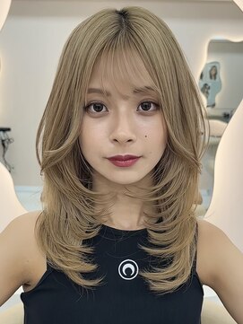 ハッチ(HACCH) 韓国風レイヤーカット髪質改善ダブルカラーハッシュカット