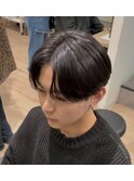 毛流れセンターパート 韓国風センターパート
