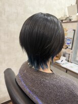 ハレ(80)&nbsp;ショートウルフ×インナーカラー