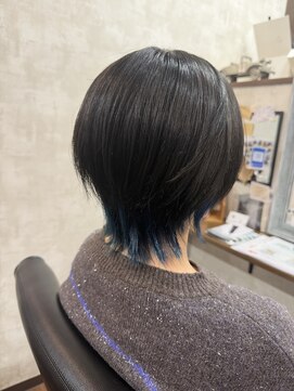 ハレ(80) ショートウルフ×インナーカラー