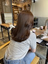 ラボヌールヘアーレーヴ 池袋店(La Bonheur hair reve)&nbsp;【池田】セミロング/高発色カラー/フォギーベージュ