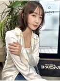 小顔カット顔まわりレイヤー髪質改善ボブヘアボブレイヤーカット