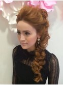 ブリエ☆結婚式☆人気のサイド編みおろしstyle
